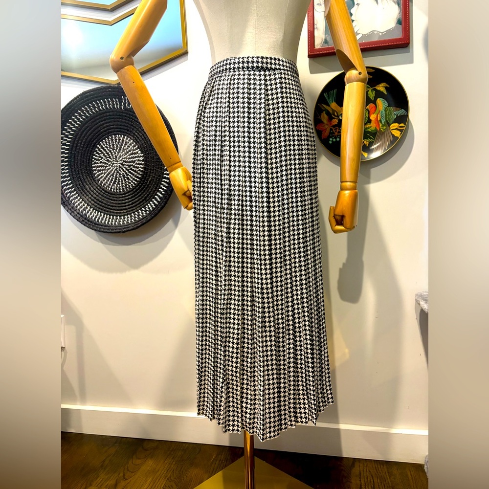 J Crew Pleated Midi Skirt
